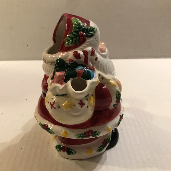 Vintage Mr And Mrs Claus Sugar Bowl And Creamer - Picture 3 of 11